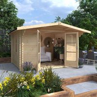 12'x12' Kipling Log Cabin - Quality Garden Log Cabins - 0% Finance - Buy Now Pay Later - Tiger Sheds 12'x12' Kipling Log Cabin - Quality Garden Log Cabins - 0% Finance - Buy Now Pay Later - Tiger Sheds