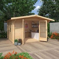 12’x12′ Panthera Reduced Height Log Cabin – 0% Finance – Buy Now Pay Later – Tiger Sheds 12’x12′ Panthera Reduced Height Log Cabin – 0% Finance – Buy Now Pay Later – Tiger Sheds