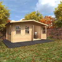 14’x14′ Zeta Reduced Height Log Cabin – 0% Finance – Buy Now Pay Later – Tiger Sheds 14’x14′ Zeta Reduced Height Log Cabin – 0% Finance – Buy Now Pay Later – Tiger Sheds