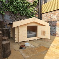 4'x5' Outdoor Cat House - Tiger Deluxe Cat Cabin 28mm - 0% Finance - Buy Now Pay Later - Tiger Sheds