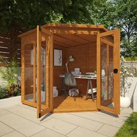 6'x6' Tiger Vista Corner Summerhouse - 0% Finance - Buy Now Pay Later - Tiger Sheds 6'x6' Tiger Vista Corner Summerhouse - 0% Finance - Buy Now Pay Later - Tiger Sheds