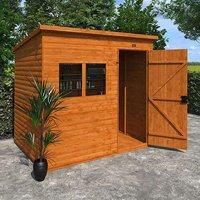 8'x6' Tiger Loglap Extra High Pent - Wooden Garden Sheds - 0% Finance - Buy Now Pay Later - Tiger Sheds 8'x6' Tiger Loglap Extra High Pent - Wooden Garden Sheds - 0% Finance - Buy Now Pay Later - Tiger Sheds