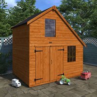 6’x8’ Tigercub Loglap Groovy Garage - Playhouse - 0% Finance - Buy Now Pay Later - Tiger Sheds 6’x8’ Tigercub Loglap Groovy Garage - Playhouse - 0% Finance - Buy Now Pay Later - Tiger Sheds