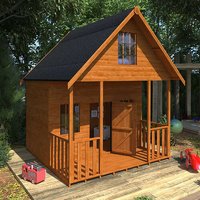 8’x8’ Tigercub Loglap Lounge - Luxury Playhouses UK - 0% Finance - Buy Now Pay Later - Tiger Sheds 8’x8’ Tigercub Loglap Lounge - Luxury Playhouses UK - 0% Finance - Buy Now Pay Later - Tiger Sheds