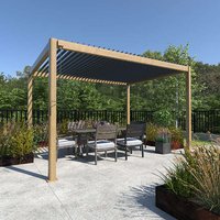 13.1’x9.8′ Tiger Modular – Ventus – Aluminum Pergola – 0% Finance – Buy Now Pay Later – Tiger Sheds 13.1’x9.8′ Tiger Modular – Ventus – Aluminum Pergola – 0% Finance – Buy Now Pay Later – Tiger Sheds