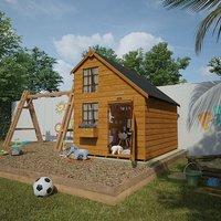8'x6' Tigercub Magic Mansion Playhouse - 0% Finance - Buy Now Pay Later - Tiger Sheds 8'x6' Tigercub Magic Mansion Playhouse - 0% Finance - Buy Now Pay Later - Tiger Sheds