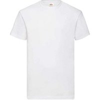 FRUIT OF THE LOOM® Unisex T-Shirt Valueweight T, weiß, L