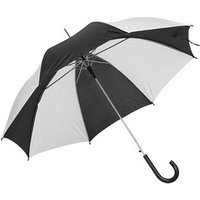 Automatik-Stockschirm, Schwarz/Weiß
