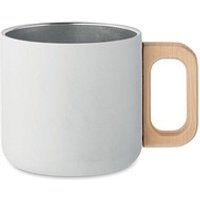 Doppelwandiger Becher 350 ml ACERO, Weiß
