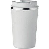 Doppelwandiger Becher 350ml BRACE, Weiß