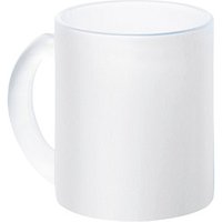 Glas-Kaffeetasse, 300 ml, weiß