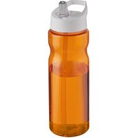H2O Active® Eco Base 650 ml Sportflasche mit Ausgussdeckel, orange/ weiß