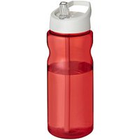 H2O Active® Eco Base 650 ml Sportflasche mit Ausgussdeckel, rot/ weiß