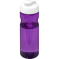 H2O Active® Eco Base 650 ml Sportflasche mit Klappdeckel, lila/ weiß