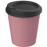 WerbeTopShop 23% Rabatt auf eleganten ToGoKaffeebecher mit Deckel 200 ml in RotSchwarz