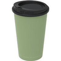 WerbeTopShop 14% Rabatt auf 300 ml Kaffeebecher ToGo mit Deckel in grünschwarz