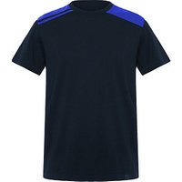 Kurzärmeliges T-Shirt Expedition in kombinierten Farben EXPEDITION, M, navy/royalblau