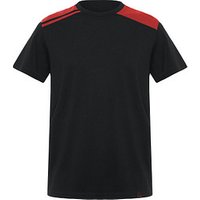 Kurzärmeliges T-Shirt Expedition in kombinierten Farben EXPEDITION, M, schwarz/rot