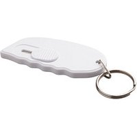 WerbeTopShop 21% Rabatt auf den weißen reflects Minicutter mit Schlüsselring Tongi