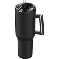 Thermobecher RETUMBLER-myKINGS CANYON 1200, schwarz, Ring weiß