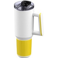 Thermobecher RETUMBLER-myKINGS CANYON 900, weiß/gelb