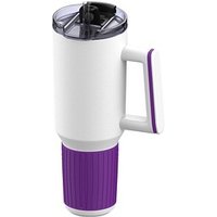Thermobecher RETUMBLER-myKINGS CANYON 900, weiß/lila