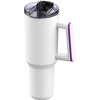 Thermobecher RETUMBLER-myKINGS CANYON 900, weiß, Ring lila