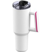 Thermobecher RETUMBLER-myKINGS CANYON 900, weiß, Ring magenta