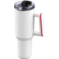 Thermobecher RETUMBLER-myKINGS CANYON 900, weiß, Ring rot