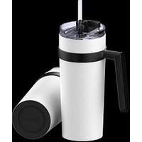 Thermobecher RETUMBLER-myORINOCO CERAMIC, weiß/schwarz