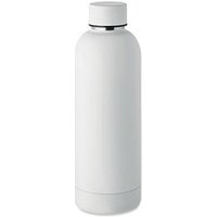Trinkflasche Edelstahl 500 ml ATHENA, Weiß