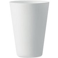 Wiederverwendbarer Becher 300ml FESTA LARGE, Weiß