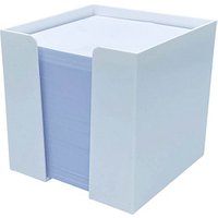 Zettelbox, 10 x 10 x 10 cm, weiß
