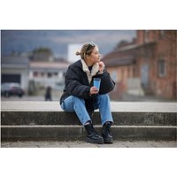 WerbeTopShop 14% Rabatt auf ToGo Kaffeebecher 300 ml in gemütlichem BlauSchwarz