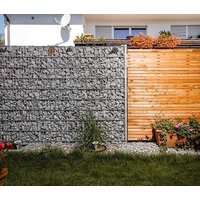 Gabionenzaun – Stabmattenzaun Gabionenzaun – Stabmattenzaun