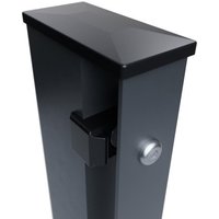 Zaunpfosten mit Abdeckleiste Zaunpfosten mit Abdeckleiste