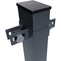 Zaunpfosten mit Schelle Zaunpfosten mit Schelle