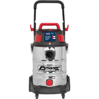 Sealey Valet Machine Wet & Dry 30L Stainless Drum