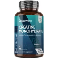 Créatine Monohydrate 3000mg 270 comprimés pour améliorer les performances physiques