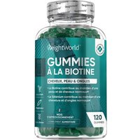 Biotine en Gummies pour les Cheveux, la Peau et les Ongles - 60 Gummies