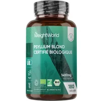 Psyllium Blond Bio 1400mg 180 Gélules pour la digestion et constipation