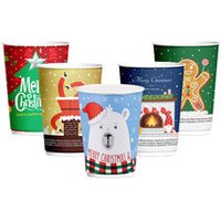 Verpackungsteam Reduzierter Preis Doppelwandige Heißgetränkebecher Weihnachtsmix 25 Stk