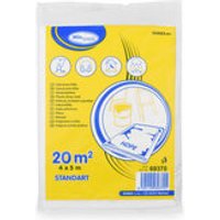Verpackungsteam Abdeckfolie Abdeckplane für Malerarbeiten Staubschutz Schmutz Nässe 4 x 5 m 20 m2