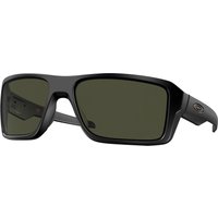 Oakley Double Edge , Matte Black Sunglasses Dark Grey lenses, OO9380 938001, Mojo Glasses