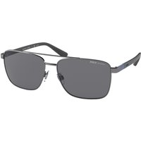 Polo Ralph Lauren , Shiny Gunmetal Polarized Sunglasses Polarized Grey lenses, PH3137 900281, Mojo Glasses