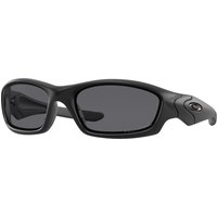 Oakley Straight Jacket , Matte Black Polarized Sunglasses Grey Polarized lenses, OO9039 11-014, Mojo Glasses