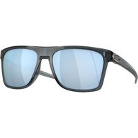 Oakley Leffingwell , Crystal Black Polarized Sunglasses Prizm Deep Water Polarized lenses, OO9100 910005, Mojo Glasses