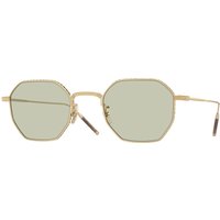Photos - Glasses & Contact Lenses Oliver Peoples Tk-5 OV1299T 5311 Brushed Gold OV1299T
