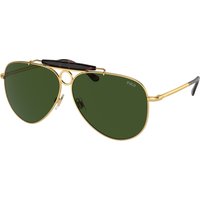 Polo Ralph Lauren , Shiny Gold Sunglasses Bottle Green lenses, PH3149 941171, Mojo Glasses