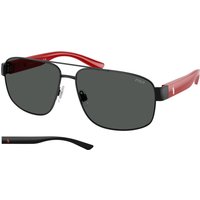 Polo Ralph Lauren , Semi Shiny Black Sunglasses Dark Grey lenses, PH3156 926787, Mojo Glasses